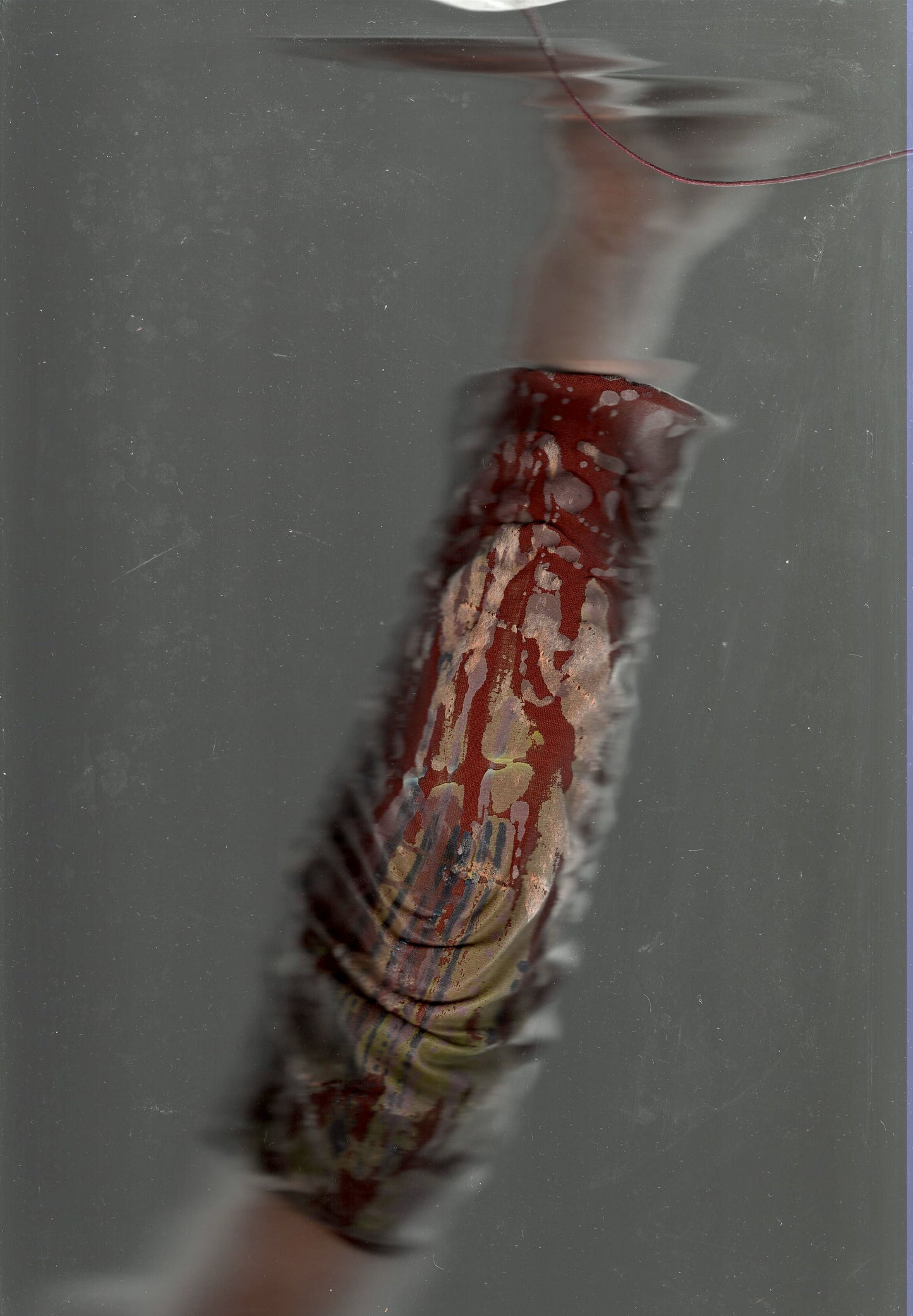 sOs_2oSLEEVES burnt red grain swirl