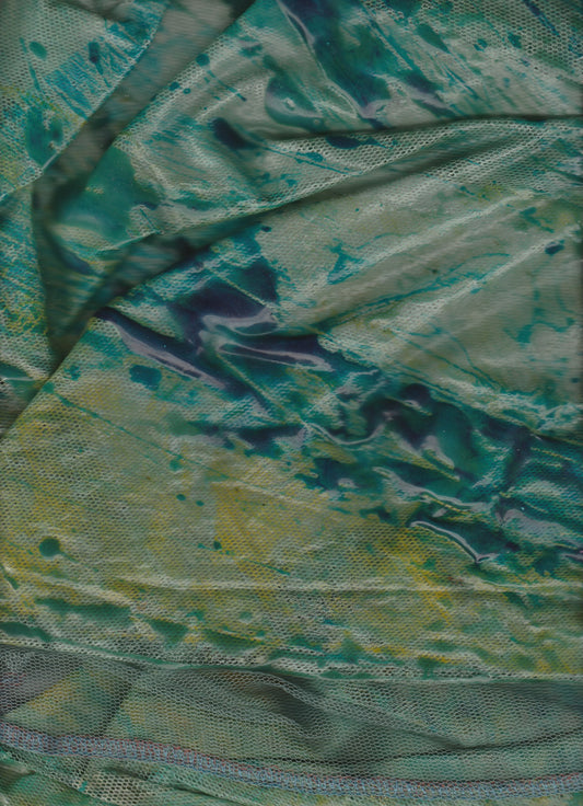 s0s Slip liquid dress in Aqua