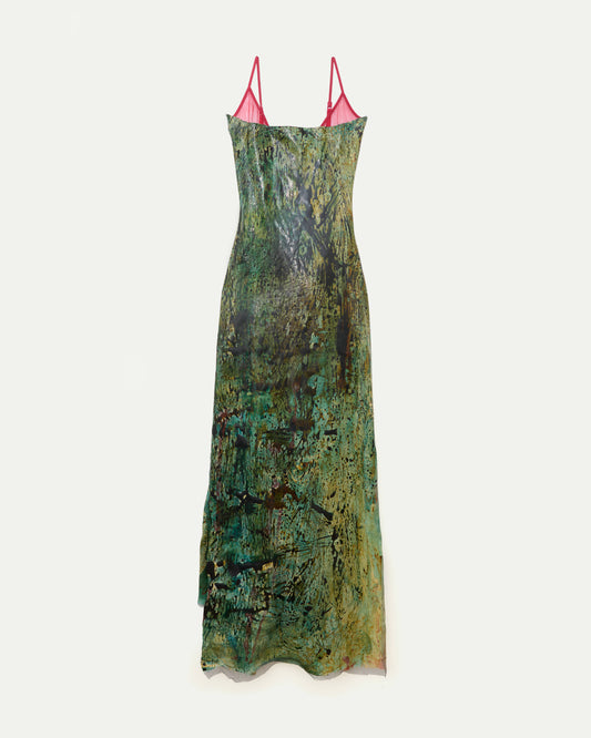 sOs_Serpentine backless dress