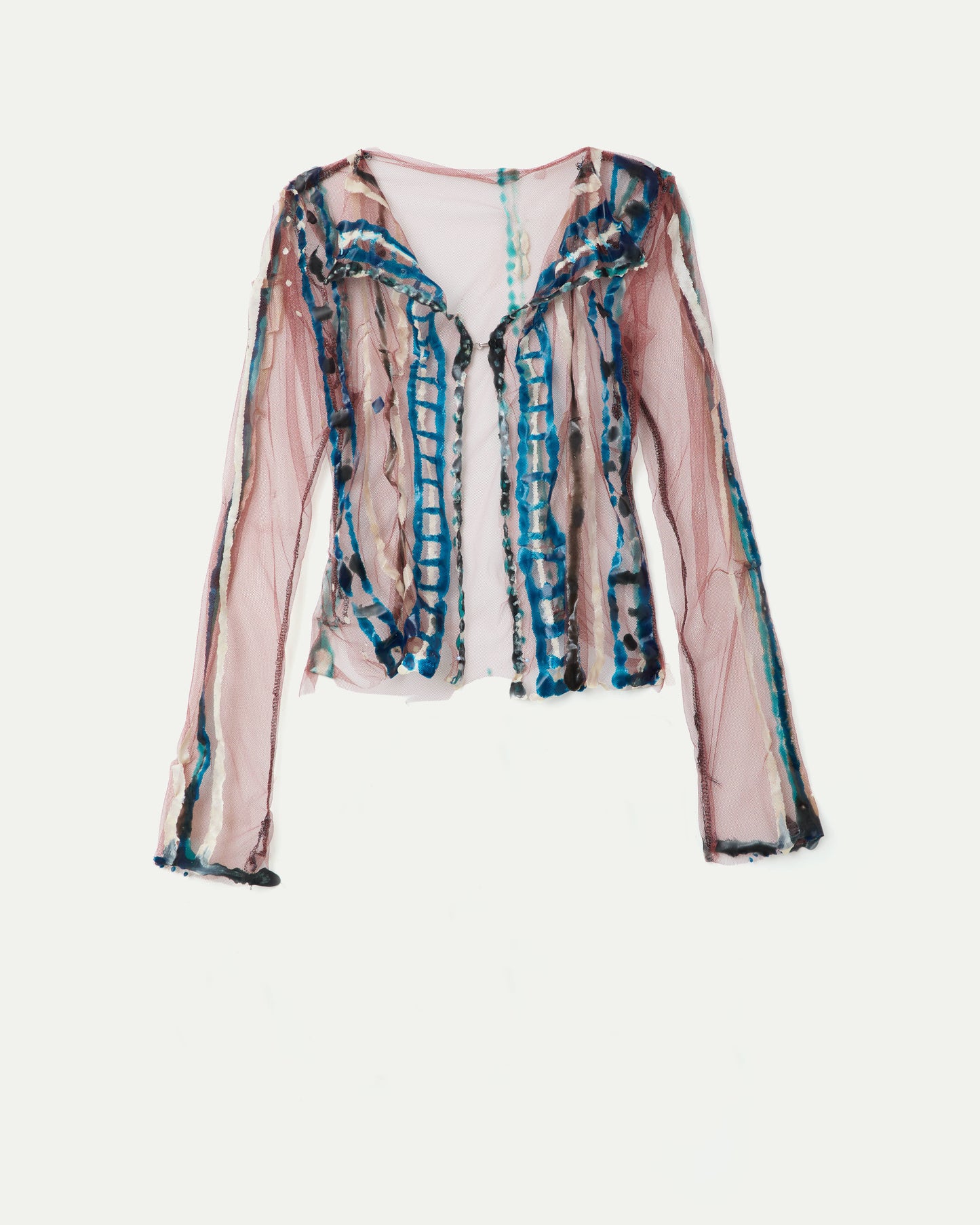 s0s  poured latex lace shirt