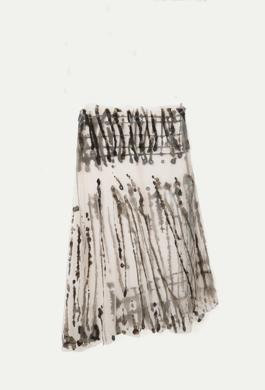 s0s Chevron long skirt